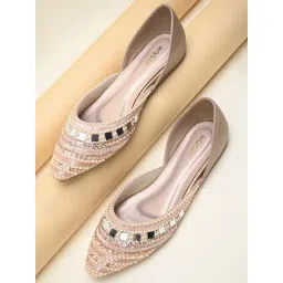 Rocia Women Wedding Rose Gold Shoe Slip-On-picture-18