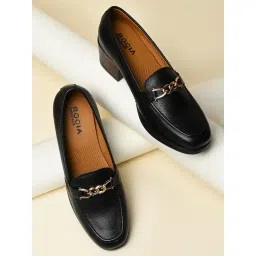 Rocia Women Workwear Black Shoe Slip-On-picture-39