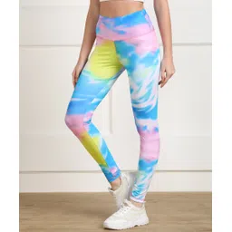 rock paper scissors Printed Women Multicolor Tights-picture-23