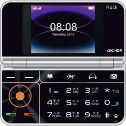 rock touch New Rock Fold Mini Dual Sim Keypad Mobile with 2.8 Display Call & SMS-picture-14