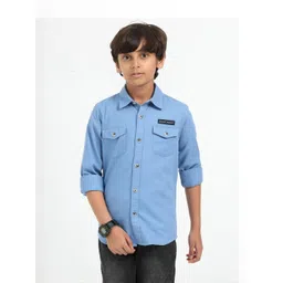 Rocket Science Boys Classic Slim Fit Casual Shirt-picture-51