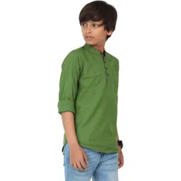 Rocket Science Boys Solid Cotton Straight Kurtas-picture-46