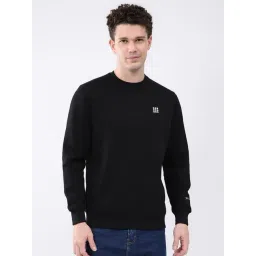 Rock.it Black Regular Fit Solid Sweatshirt-picture-10