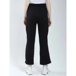 Rock.It Black Regular Fit Striped Sports Trackpants image 2