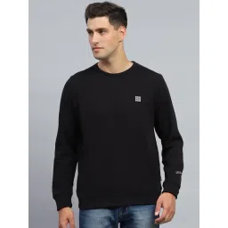 Rock.It Black Regular Fit Sweatshirt-image-5