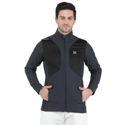 Rock.it Blue Regular Fit Colour Block Sweatshirt-picture-16