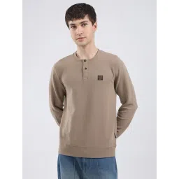 Rock.it Brown Cotton Blend Solid T-Shirt-picture-30