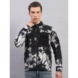 Rock.it by Monte Carlo Mens Printed Regular Fit Mock Neck Full Sleeve Sweatshirt-image-23