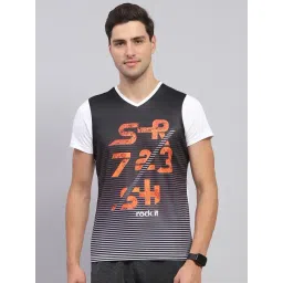 Rock.it by Monte Carlo Mens Printed Regular Fit V Neck Half Sleeve T-Shirt-picture-10