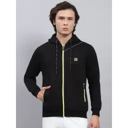 Rock.it by Monte Carlo Mens Solid Regular Fit Hooded Neck Full Sleeve Sweatshirt-picture-41