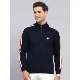 Rock.it by Monte Carlo Mens Solid Regular Fit Mock Neck Full Sleeve Pullover-picture-22