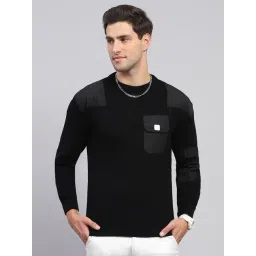 Rock.it by Monte Carlo Mens Solid Regular Fit Round Neck Full Sleeve Pullover-picture-26