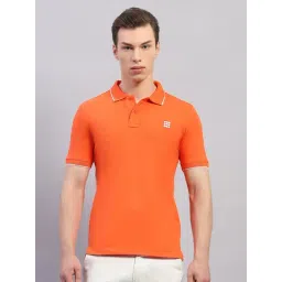 Rock.it by Monte Carlo Mens Solid Slim Fit Collared Neck Half Sleeve T-Shirt-picture-25