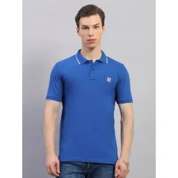 Rock.it by Monte Carlo Mens Solid Slim Fit Collared Neck Half Sleeve T-Shirt-picture-32