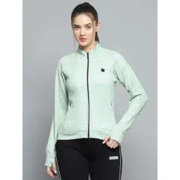 Rock.it by Monte Carlo Women Printed Regular Fit Mock Neck Full Sleeve Sweatshirt-image-49