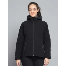 Rock.it by Monte Carlo Women Solid Regular Fit Hooded Neck Full Sleeve Jacket With Zipper Closure-picture-16