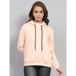 Rock.it by Monte Carlo Women Solid Regular Fit Hooded Neck Full Sleeve Sweatshirt-picture-21