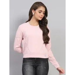 Rock.it by Monte Carlo Women Solid Regular Fit Round Neck Full Sleeve Sweatshirt-picture-35