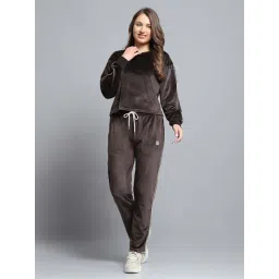 Rock.it by Monte Carlo Women Solid Regular Fit Round Neck Full Sleeve Tracksuit-picture-26