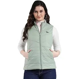 rock.it From House Of Monte Carlo Women Reversible Regular Fit Mock Neck Zippper Closure Sleeveless Jacket | Stylish winter jacket | Warm casual outerwear | Winter Jacket for Women's-picture-39