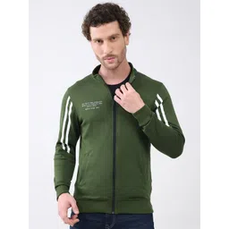 rock.it Men Printed Mock Neck Long Sleeve Front Open Sweatshirt-picture-40