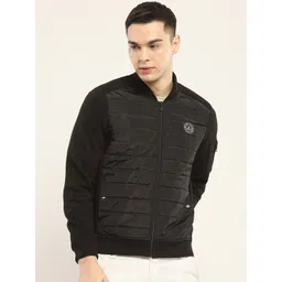 rock.it Men Stand Collar Solid Casual Lightweight Padded Jacket-picture-23