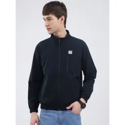 Rock.it Navy Blue Blend Poly Solid Jacket-picture-22