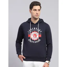 Rock.It Navy Blue Regular Fit Printed Hooded Sweatshirt-picture-42