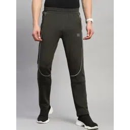 Rock.it Olive Regular Fit Self Pattern Trackpants-picture-38