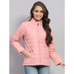 Rock.it PEACH Nylon Blend Solid Full Sleeve Jacket-picture-12
