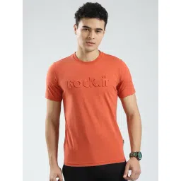 Rock.It Red Smart Fit Logo Printed Sports T-Shirt-picture-35