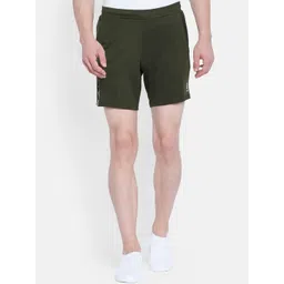 rock.it rock it Men Olive Green Mid-Rise Sports Shorts-picture-30