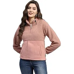 rock.it Rockit from House of Monte Carlo Womens Grey Solid Turtle Neck Full Sleeve Sweatshirt (2240102619)-picture-22