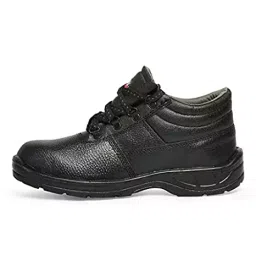Rockland Steel Toe Safety Shoes High Ankle Leather Black Size UK 8-picture-46