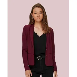 rocksy Women Solid Single Breasted Casual Blazer-picture-18