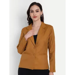 rocksy Women Solid Single Breasted Casual Blazer-picture-25