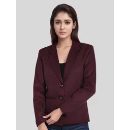 rocksy Women Solid Single Breasted Casual Blazer-picture-15