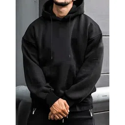 rockwell Men Full Sleeve Solid Hooded Sweatshirt-picture-38