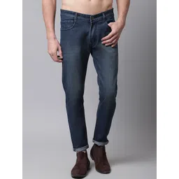Rodamo Men Blue Slim Fit Light Fade Stretchable Jeans-picture-19