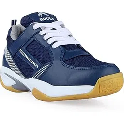 rodox BD-01 Badminton Shoes for Men/Rubber Sole with Upper Mesh Ideal for Badminton,Squash,Table Tennis,Volleyball |Durable Skin Light| Non-Marking| Hexa Grip |Light Weight (Navy)-picture-32
