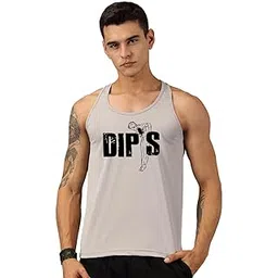 Men's Polyester Regular Fit Printed Sleeveless T-Shirt/Tank Top-image-15