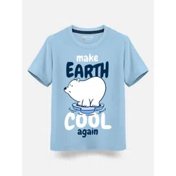 Rodzen Boys Graphic Printed Round Neck Pure Cotton Regular Fit T-Shirt-image-20