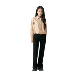 Roem Black Long Mid Rise Bootcut Denim Jeans-picture-19