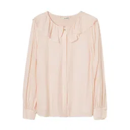 Roem Pink Wide Ruffle Regular Fit Top-picture-21