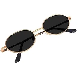 roffers Small Retro Oval Sunglasses Vintage Style for Women Men-picture-35