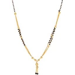 Rohini Gold Plated Anti Tarnish Dokiya Mangalsutra for girls and women (Set of 1)-picture-22