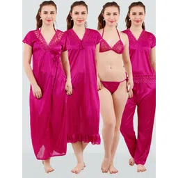 Romaisa Magenta Maxi Nightdress-picture-27