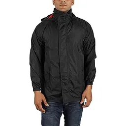 romano nx Rain Jacket 100% Waterproof 3 Years Warranty for Men Reversible Double Layer Hooded Bike Rain Jacket Inner Mobile Pocket with Storage Bag-picture-16