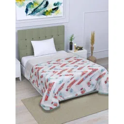 Romee Beige Cotton Geometric Blankets Quilts and Dohars-picture-15