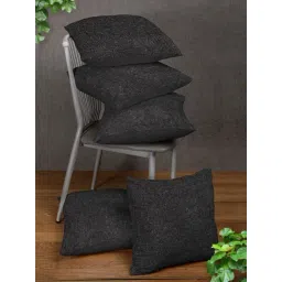 Romee Black Jute Cushion Covers (40 x 40 cm) - Set of 5-picture-24